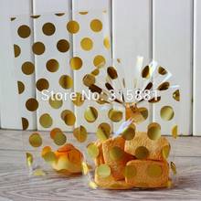 Saco de bolinhas transparente dourado-saco de celofane de bolinhas-sacos de doces de 200 cabeças 2024 - compre barato