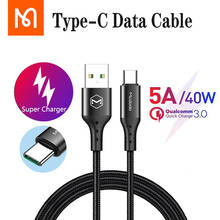 Mcdodo-Cable de carga rápida tipo C para Huawei Mate 20, P20, P30 Pro, Samsung, 40W, 5A, Compatible con todos los cables usb de carga rápida 2024 - compra barato