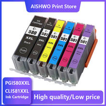 ASW 6PK Compatible pgi580 cli581 ink for Canon PGI 580 PGBK CLI 581 BK/C/M/Y/PBK XL for PIXMA TS8150 TS8151 TS8152 TS9150 TS9155 2024 - buy cheap