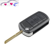 New Car key shell Replacement Shell Folding Flip Remote Key Case Fob 3 Button for LAND ROVER Range Rover Sport LR3 Discovery 2024 - buy cheap
