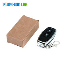 QIACHIP-mando a distancia RF para puerta de garaje, 433 MHZ, código de aprendizaje 1527 EV1527, receptor de 433 mhz, incluye batería D 2024 - compra barato