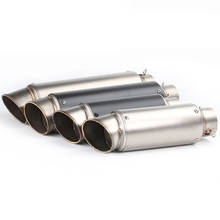 Silenciador de tubo de Escape Universal para motocicleta GP, 51mm y 60mm, para FZ6 Ninja CBR650F, CB400, S1000R, R25, ER6N, R6 2024 - compra barato