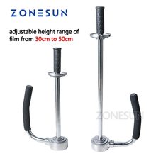 ZONESUN Portable 30-50cm Height Adjustable Stretch Film Wrapping Machine Handheld Dispenser Stainless Steel Pallet Packing Tool 2024 - buy cheap