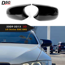 1 Pair ABS Gloss Black Rear View Mirror Caps For BMW 1 Series E87 E81 E82 E88 LCI 08-11 3 Series E90 E91 E90 E92 10-13 LCL Cover 2024 - buy cheap
