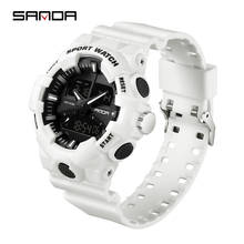 SANDA Sports Men's Watches Top Brand Luxury Military Quartz Watch Men Waterproof S Shock Wristwatches relogio masculino 3130 2024 - buy cheap