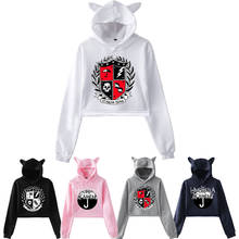 New Japan Cat Ear The Umbrella Academy Hoodies Women Cat Crop Top Female Anime Sweatshirt Trend Streetwear Hip Hop 2024 - buy cheap