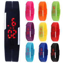 Digital Wrist Watch Sport Thin Strap LED Time Date Display Children Kids Digital Wrist Watch Gift Boy Girl Digital Watch Student 2024 - buy cheap