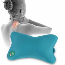 Electric Soft Massage Pillow Vibration Cervical Neck Back Waist Body Vibrator Kneading Shiatsu  Massage  Cushion  Health Care 2024 - buy cheap