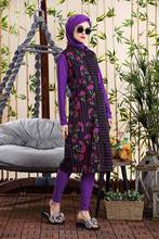 WOMEN's Purple Jowl Game Larisa Swimwear 38-40-42-44 SIZE ISLAMI WOMEN SEA DRESS MUSLIM SWIMMING CLOTHING POOL ABAYA HIGH quality 2024 - купить недорого
