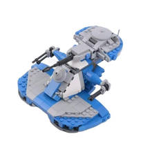 Carrinho moc star planejamento at 75283 modificação do espaço wars blindado tanque de assalto modelo blocos de construção infantil brinquedo faça você mesmo presente 2024 - compre barato