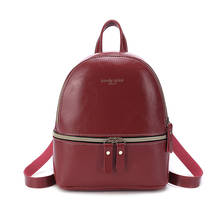 Fashion Women Backpack Casual Solid PU Leather Mini Backpack outdoors Lady Shoulder Bag 2024 - buy cheap