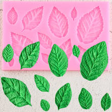 Leaf Silicone Mold Leaves Fondant Cake Decorating Tools Chocolate Gumpaste Moulds Candy Molds DIY Polymer Clay Molds 2024 - buy cheap