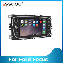 ESSGOO 7'' Android Car Radios  for Ford Focus MK2 Mondeo C-MAX S-MAX Car Multimedia Player GPS Navigation Audio WiFi Auto Video 2024 - buy cheap