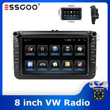 ESSGOO 2 Din Android 9.1 Car Radio GPS Auto Stereo 8 inch Multimedia Player For Volkswagen VW Seat Skoda Autoradio Bluetooth 2024 - buy cheap