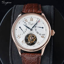 SEAGULL Tourbillon Function Movement Mechanical Men Watch Business Top Wristwatchs Leather Strapgift Fashional Mechanical Watch 2024 - buy cheap