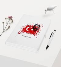 Personalized Ataturk Themed White Notebook Pen Gift Set-3 2024 - buy cheap