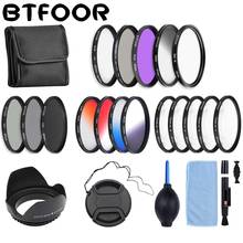 BTFOOR Close Up Gnd Uv Cpl Nd Filter 49 52 55 58 67 72 77 82 Mm for Camera Canon Lens Eos M50 600d Nikon D3200 D5600 Sony A6000 2024 - buy cheap