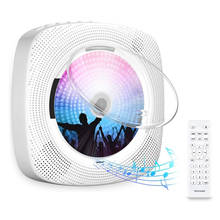 Домашний стерео настенный CD-плеер с Bluetooth пульт дистанционного управления аудио поддержка fm-радио HiFi музыкальный динамик дискман Lecteur CD 2024 - купить недорого