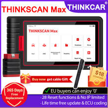 THINKSCAN Max-herramienta de diagnóstico, lector de código, Sistema completo con codificación ECU VIN Scan/A/F, reinicio OBD2, escáner PK CRP909E 2024 - compra barato