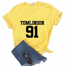 Women louis tomlinson Graphic Harajuk Print T-shirt Tops 2020 Summer Fashion Short Sleeved T-shirt  Girl,Drop Ship 2024 - buy cheap