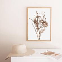 Dried Flowers Art Print Farmhouse Decor Floral Plant Photo Poster Rustic Living Room Wall Art Canvas Painting Botanical Picture 2024 - buy cheap