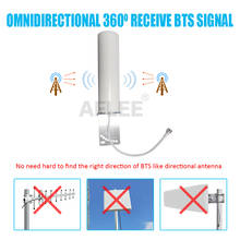 Antena LTE 4g 13dBi 698-2700mhz antena omnidireccional para exteriores, antena wifi, antena gsm para amplificador de señal móvil 2G 3G 4G GSM 2024 - compra barato