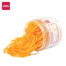 DELI E3215 Yellow Elastic Rubber Band 100gram/Tube 320pcs Bank Hair Loop Office Supplies Ring bands, 80% rubber, around 320pcs 2024 - buy cheap