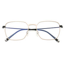 Women Square Eyeglass Frame men business metal classic glasses frames Aluminum Titanium light thin full rim Rx eyeglasses frames 2024 - buy cheap