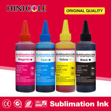 Hinicole Sublimation Ink Heat Transfer Ink Comaptible For Epson WF-7610 WF-7620 WF-7710 WF-7720 WF-7210 Inkjet Printer 4 Color 2024 - buy cheap