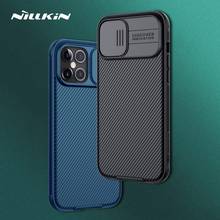 Чехол Nillkin для iPhone 12 Pro Max Camshield, защита от скольжения, тонкий чехол для телефона из ПК для iPhone 12/12 Pro/12, мини-Крышка для объектива 2024 - купить недорого