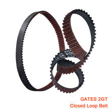 GT2 6MM Closed Loop Timing Belt GATES 2GT Synchronous Belt 110 188 200 286 302MM 3D Printer Parts Wear Resistant Ender3 CR10 2024 - buy cheap