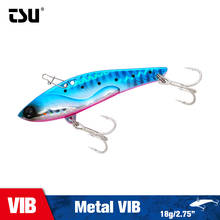 TSURINOYA 70mm 18g Metal VIB Fishing Lure DW38-A Artificial Vibration Hard Baits Swimbait Wobbler Saltwater Winter Bass Pike 2024 - buy cheap