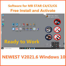 Полное программное обеспечение V2020.09 V2021.06 Xentry для MB STAR C4/C5/C6, версия программного обеспечения 2019,12 HHT, может работать для LaptopD630/CF19/CF31/x201T 2024 - купить недорого