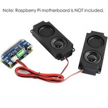 WM8960 Audio Expansion Board Sound Card Module HAT + Mini Speaker Starter Kit for RPI Raspberry Pi Zero W WH 3B Plus 3 4 4B 2024 - купить недорого