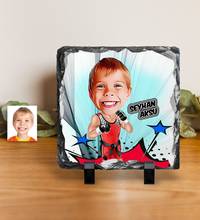 Personalized Children 'S Kick Boxing Caricature Of Decorative Natural stone 2024 - buy cheap