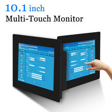 Monitor de toque lcd de parede, 10.1 polegada, projeção capacitiva da tela de toque, saída vga hdmi av 2024 - compre barato