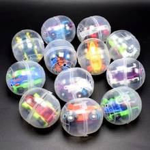 Капсулы игрушечные с милыми фигурками, прозрачный пластиковый мяч, диаметр 28 мм, для торговых автоматов, детские игрушки, подарок на Рождество 2024 - купить недорого