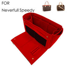 For Neverfull MM PM GM  Speedy Felt Bag Organizer Insert Bag Shapers Bag Purse Organizers-3MM Premium Felt (Handmade/20 Colors) 2024 - buy cheap