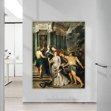 Pintura al óleo de Citon Peter Paul Rubens, cuadro decorativo de La Reina Opts para seguridad, lienzo, obra de arte, decoración de pared, decoración del hogar 2024 - compra barato