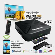 New Android TV box DIGILINE Super Smart Android TV box android tv box Dıgılıne crown hybrıd satellite receiver 2024 - buy cheap