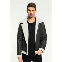 Genuine Sheepskin Men's Coat Winter Sheepskin Coat Keeps You Warm at -30 Degrees Free shipping FastFashion 2024 - buy cheap