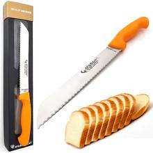 Cuchillo afilado de acero inoxidable para cocina, herramienta para cortar pasteles, queso, Rebanadora de sartén hecha a mano 2024 - compra barato