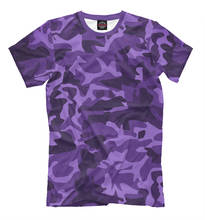 Camiseta de camuflaje púrpura (camuflaje) 2024 - compra barato