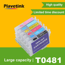 Чернильный картридж Plavetink T0481 -6 для принтера Epson Stylus Photo R200, R220, R300, R300M, R320, R340, RX500, RX600, RX620, RX640 2024 - купить недорого