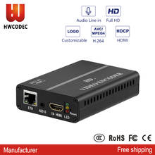 HWCODEC H8110P HDMI IP Video Streaming IPTV Encoder Full HD 1080P H.264 to Ethernet Wowza Youtube HDMI Live Streaming Encoder 2024 - buy cheap