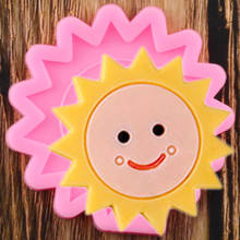 3D Sun Smiley Silicone Mold Baby Party Cupcake Topper Fondant Cake Decorating Tools Cookie Baking Candy Clay Chocolate Moulds 2024 - buy cheap