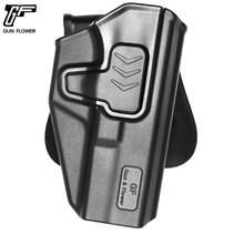 Gunflower Level II Retention Military Tactical Paddle OWB Polymer/Plastic Holster for Glock 17 2024 - buy cheap