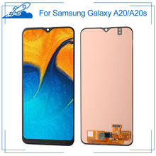 100% Tested Well For Samsung Galaxy A20 A20s LCD Touch Screen Display Digitize Assembly Replacement Frame NO Dead Pixel 2024 - buy cheap