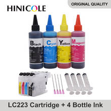 HINICOLE LC 223 XL Printer Ink Cartridge + 400ml Ink For Brother LC223 LC221 LC225 LC227 LC229 MFC J5625DW J5720DW J480DW J680DW 2024 - buy cheap