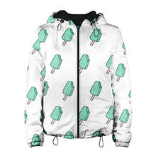 Women's jacket 3D ice cream mint 2024 - buy cheap